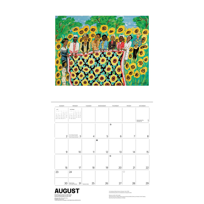 Faith Ringgold 2026 Wall Calendar