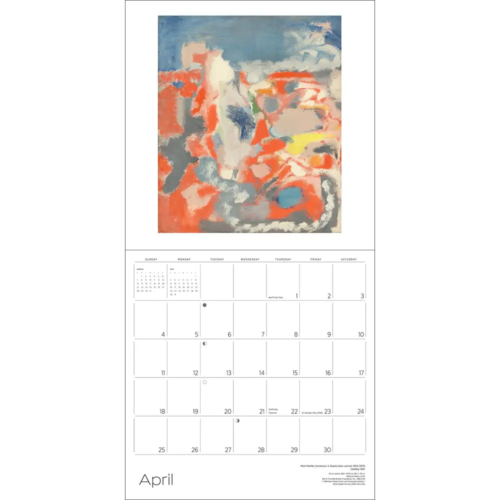 Rothko 2027 Wall Calendar