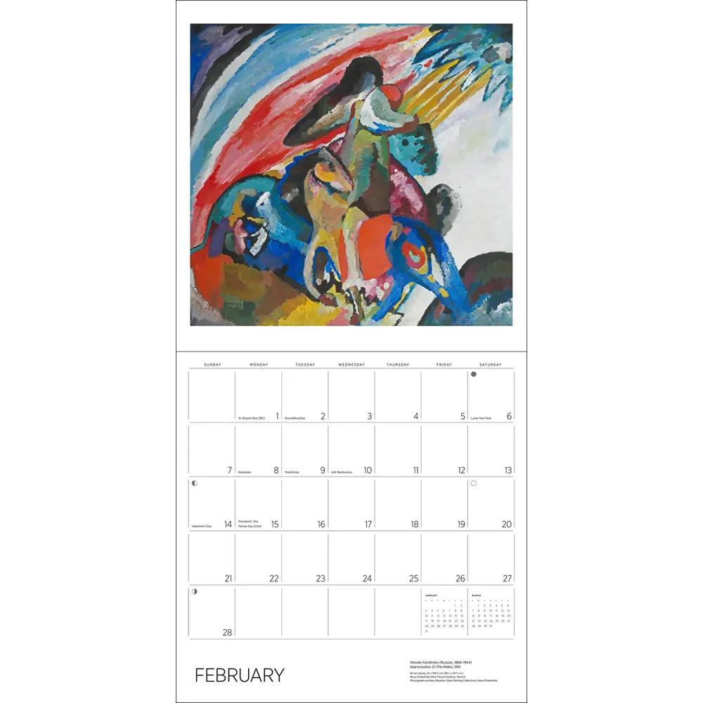 Kandinsky 2027 Wall Calendar