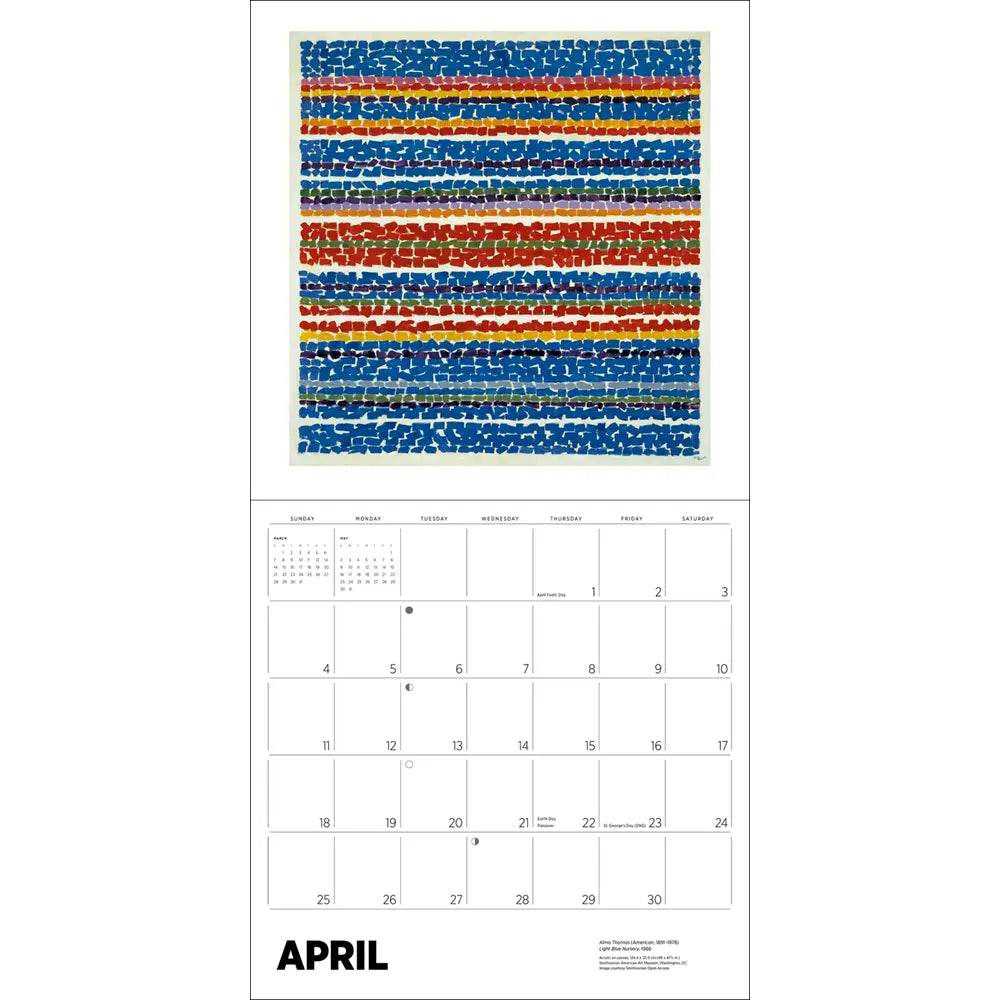 Alma Thomas 2027 Wall Calendar