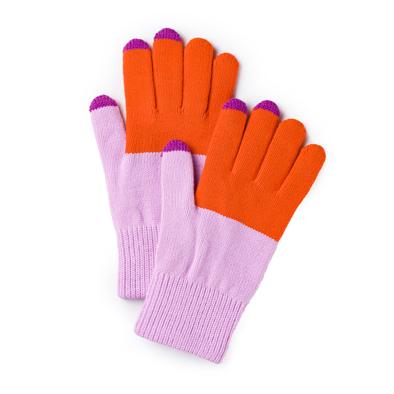 Colorblock Touchscreen Gloves