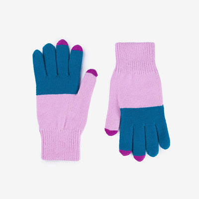 Colorblock Touchscreen Gloves