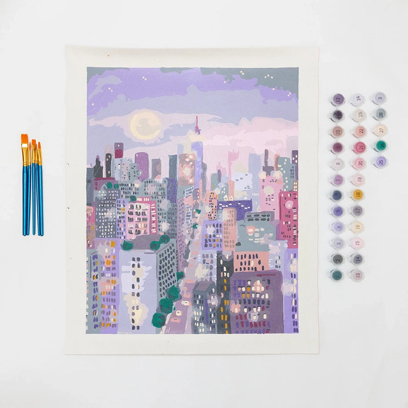 Paint by Numbers Kit - Cityscape by Joy Laforme