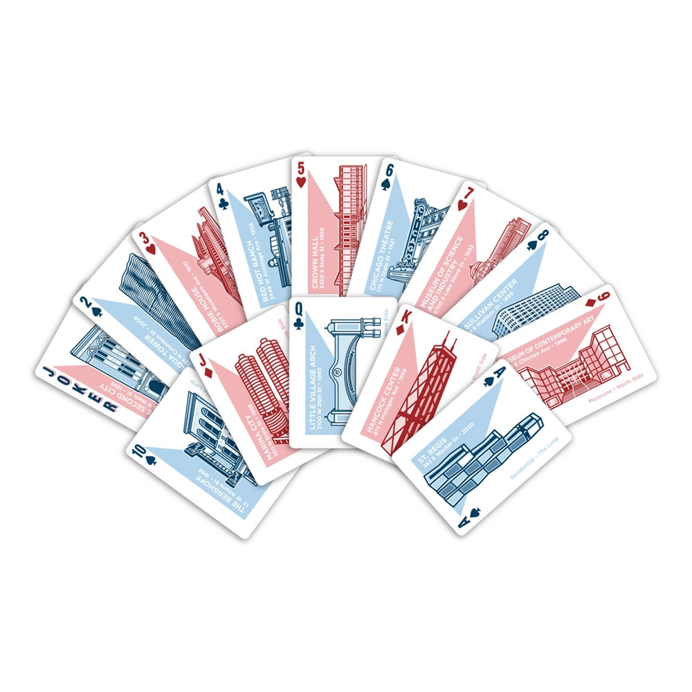 Chicago Architecture Playing Cards