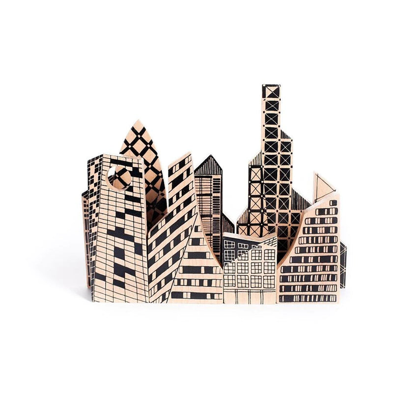 Wooden City Double Sided Puzzle