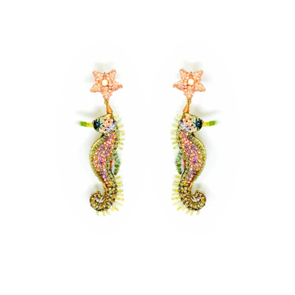 Common Seahorse Beaded Earrings