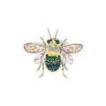 Cottage Bee Beaded Brooch