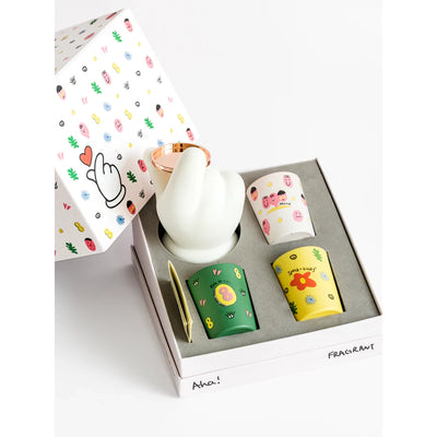 Wekuku Aha! Mini Candle Hand Set