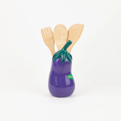 Eggplant Utensils Pot