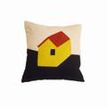 Dusen Dusen Embroidered House Pillow
