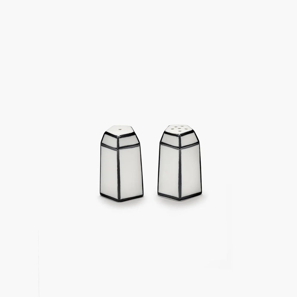 Carte Blanche Porcelain Salt & Pepper Set