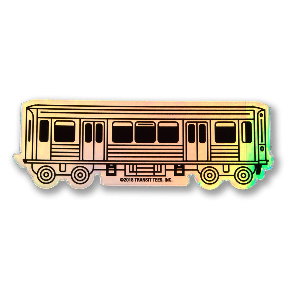 El Train Holographic Sticker
