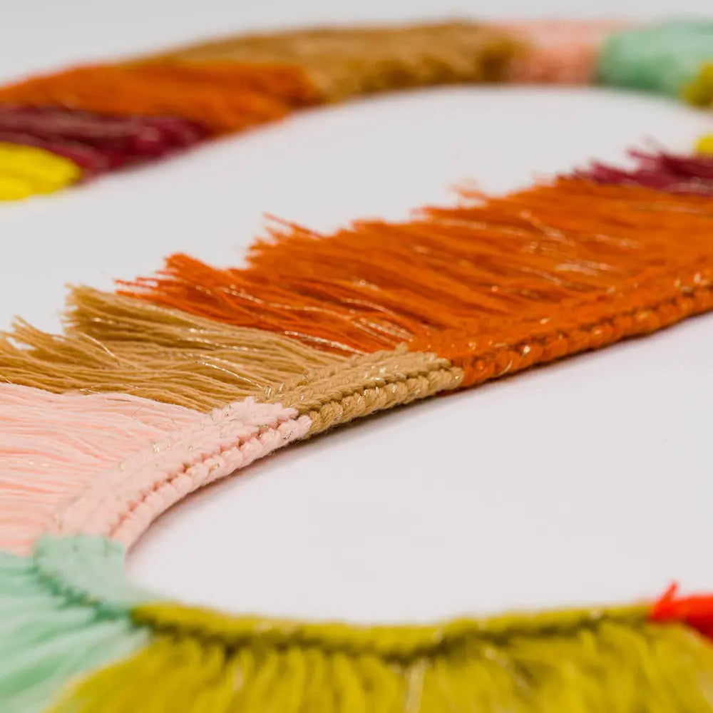 Knit Fringe Garland