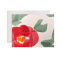 Poinsettia Christmas Painted Boxed Card Set