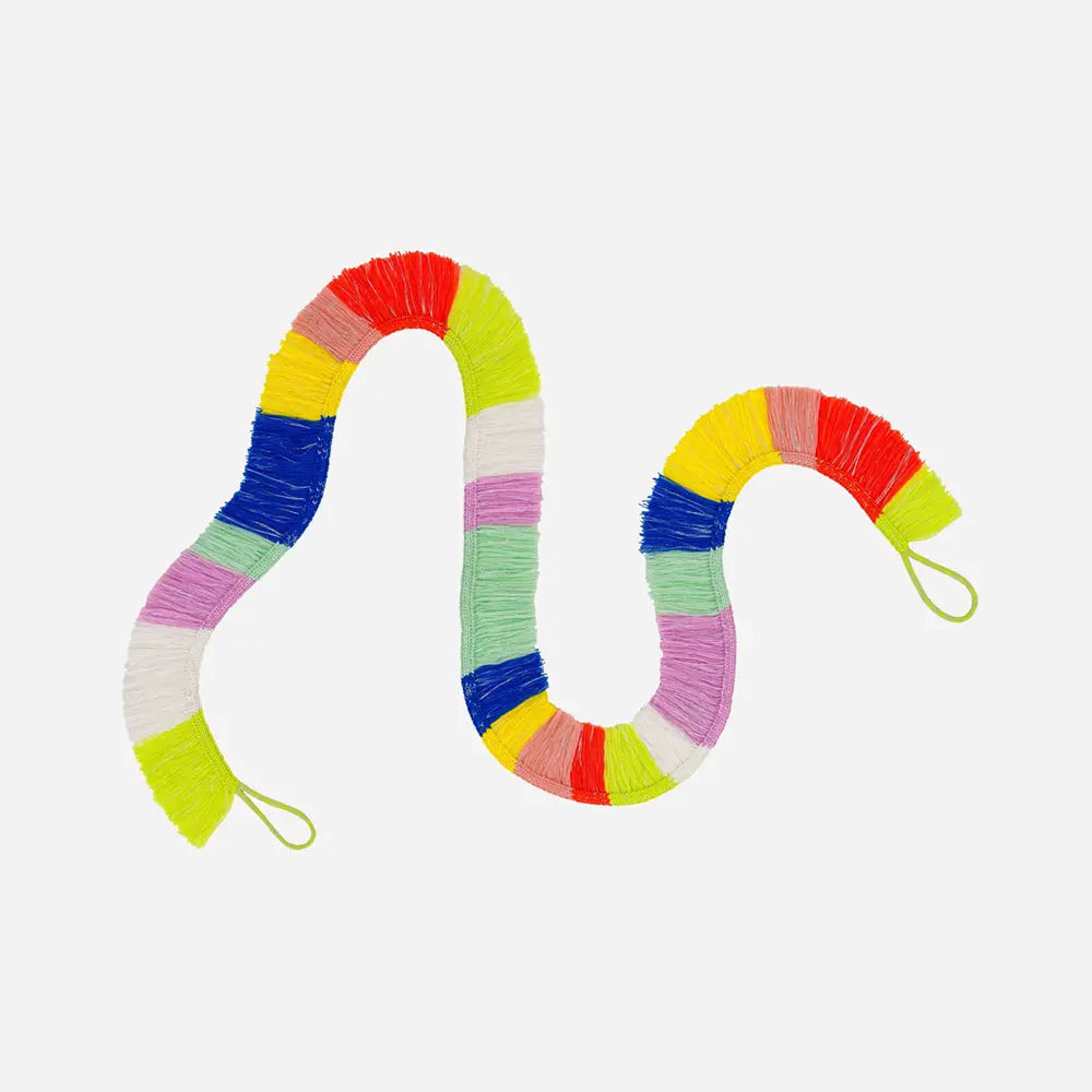 Knit Fringe Garland