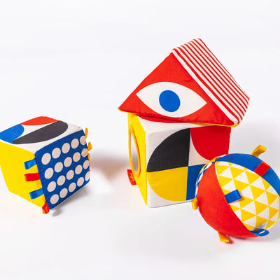 Baby Bauhaus Soft Toy Set