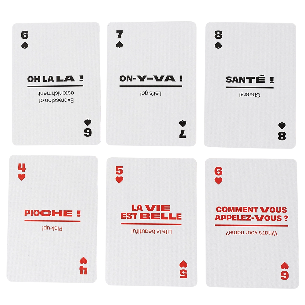 French Lingo Playing Cards