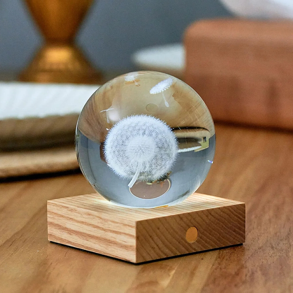 Gingko Amber Crystal Light Dandelion Lifestyle