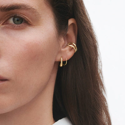 Mercy Swirl Earrings - Gold