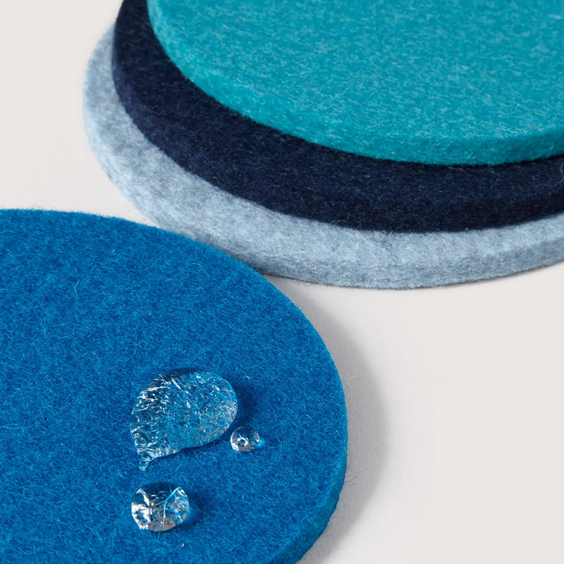 Bierfilzl Round Coasters - Set of 4