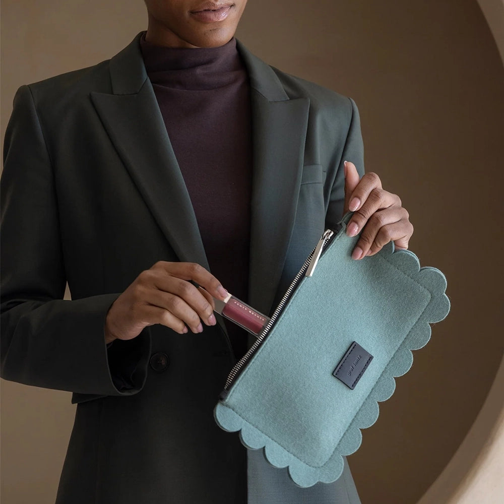 Deco Wool Clutch Purse