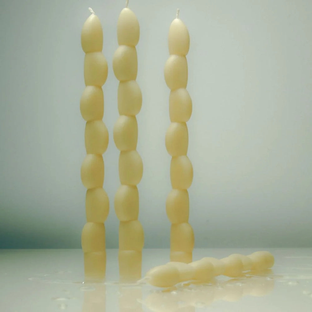 Garlic Taper Candles Set