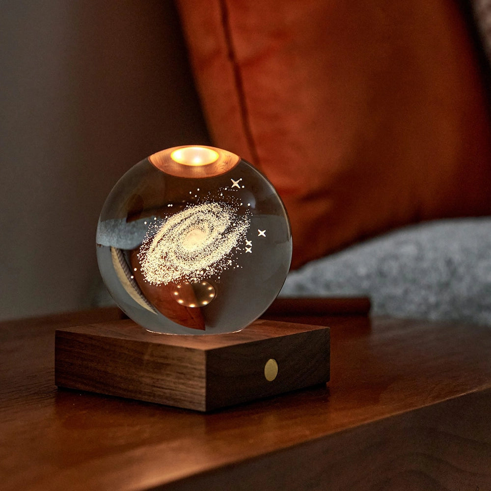 Amber Crystal Light Galaxy Lit image