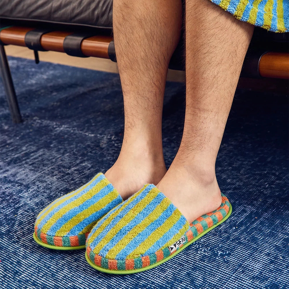 Dusen Dusen Grasshopper Stripe Slippers