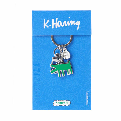 Keith Haring Barking Dog Keychain