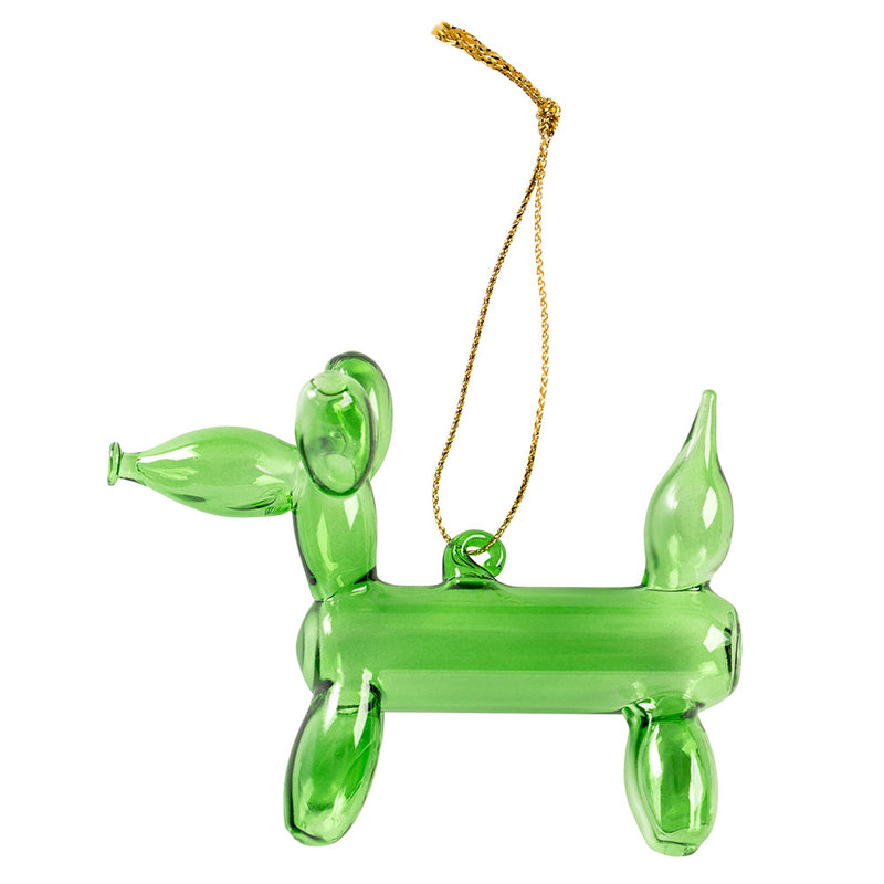 Glass Balloon Dog Ornament