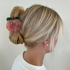 Peach Claw Hair Clip