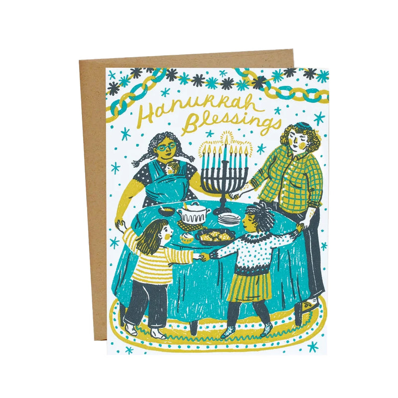 Hanukkah Blessings Card