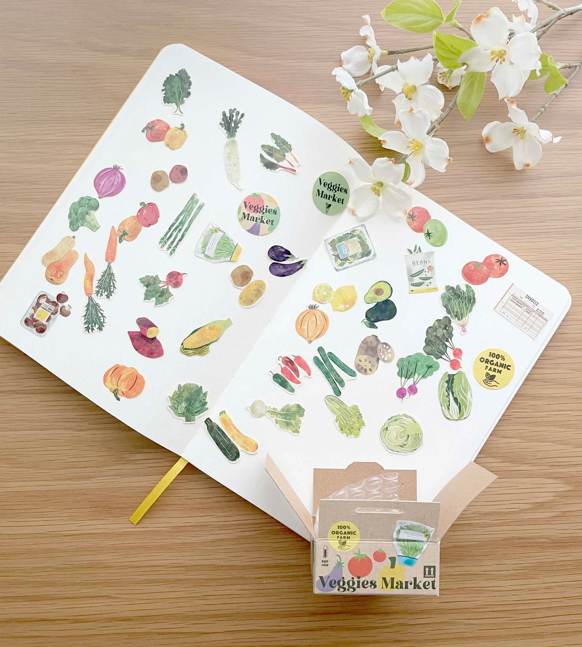 Vegetables Hako Sticker Pack