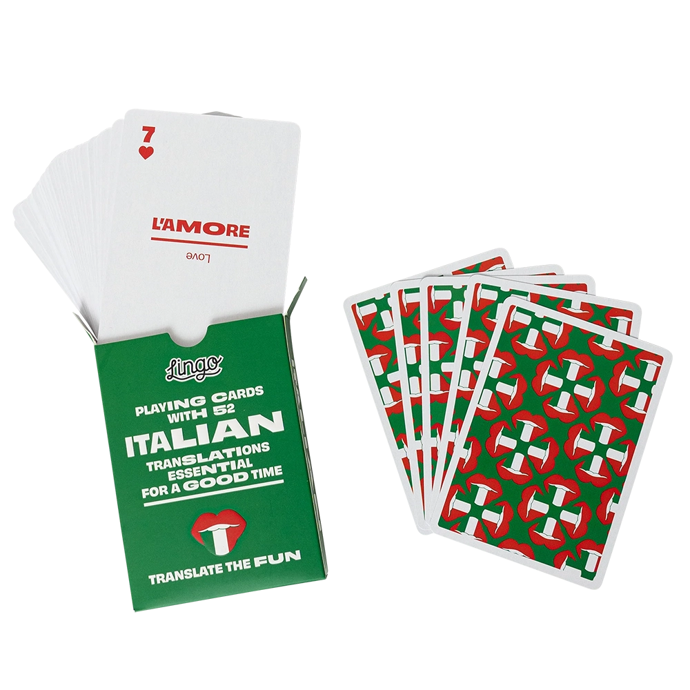 Italian Lingo Playing Cards