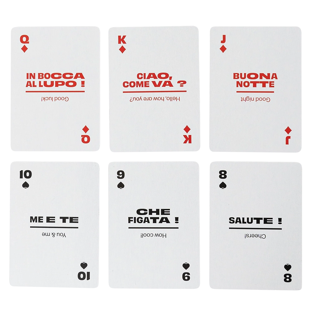 Italian Lingo Playing Cards