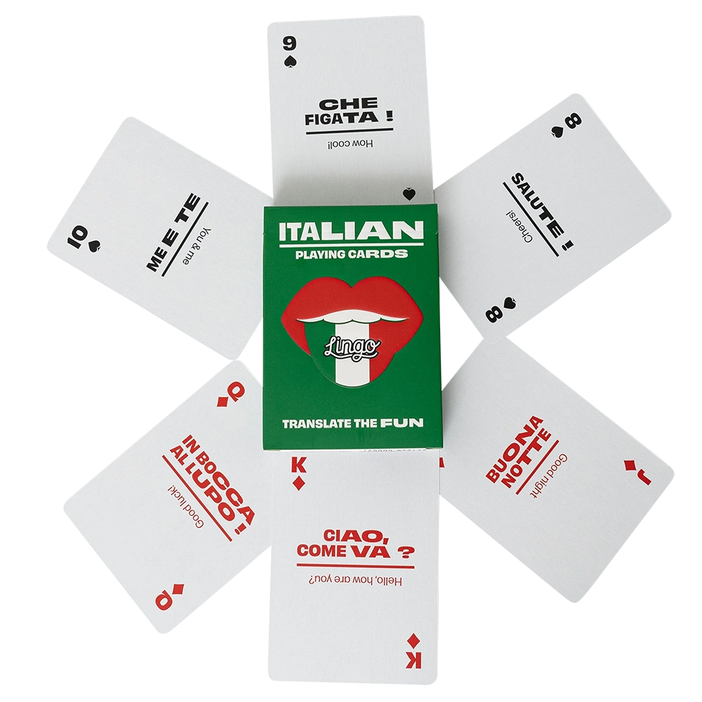 Italian Lingo Playing Cards
