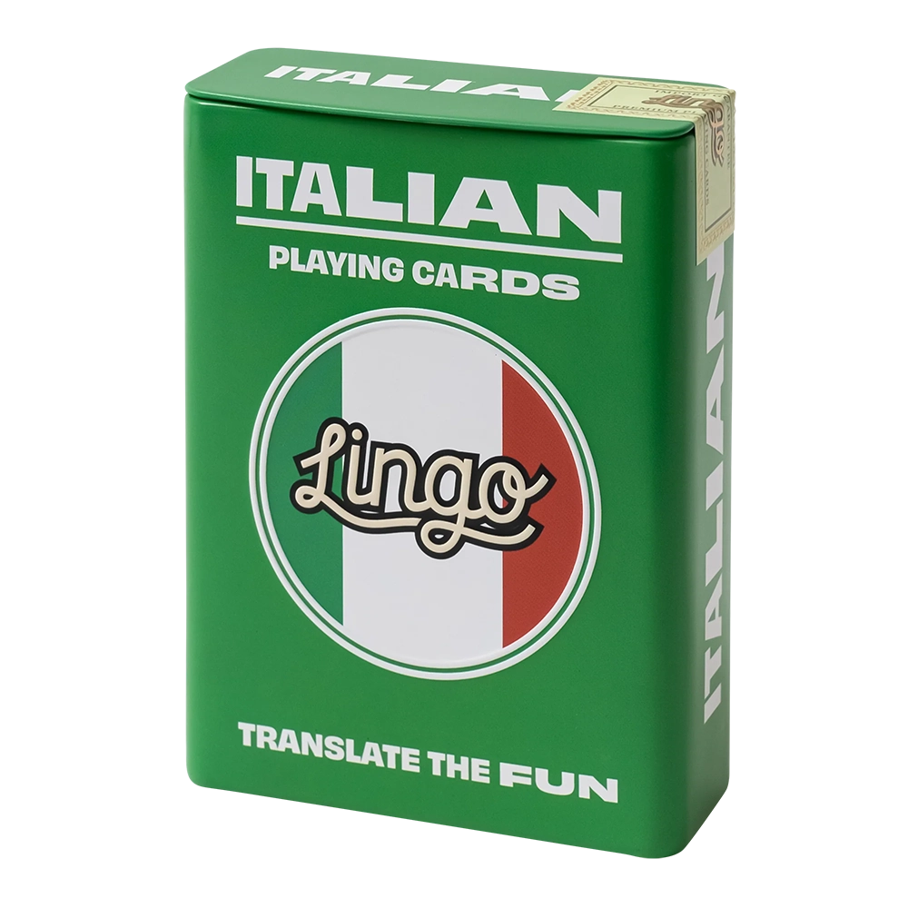 Italian Lingo Playing Cards