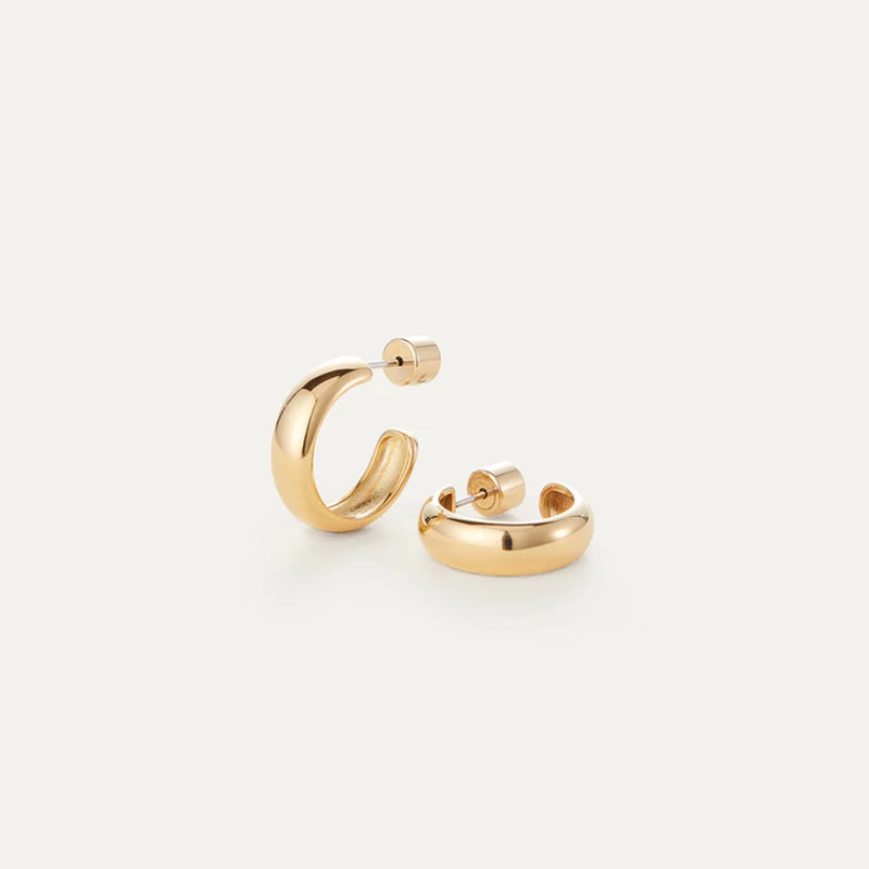 Staple Hoop Earrings - Small