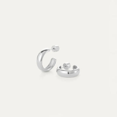 Staple Hoop Earrings - Small