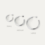 Staple Hoop Earrings - Small