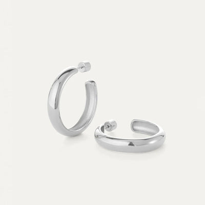 Staple Hoop Earrings - Large