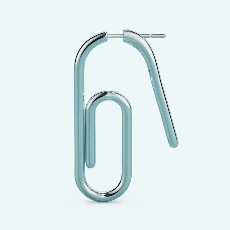 Paper Clip Single Earring