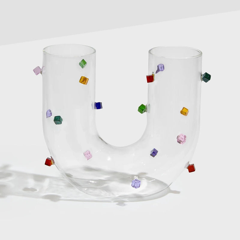 Cube Jewel U Vase