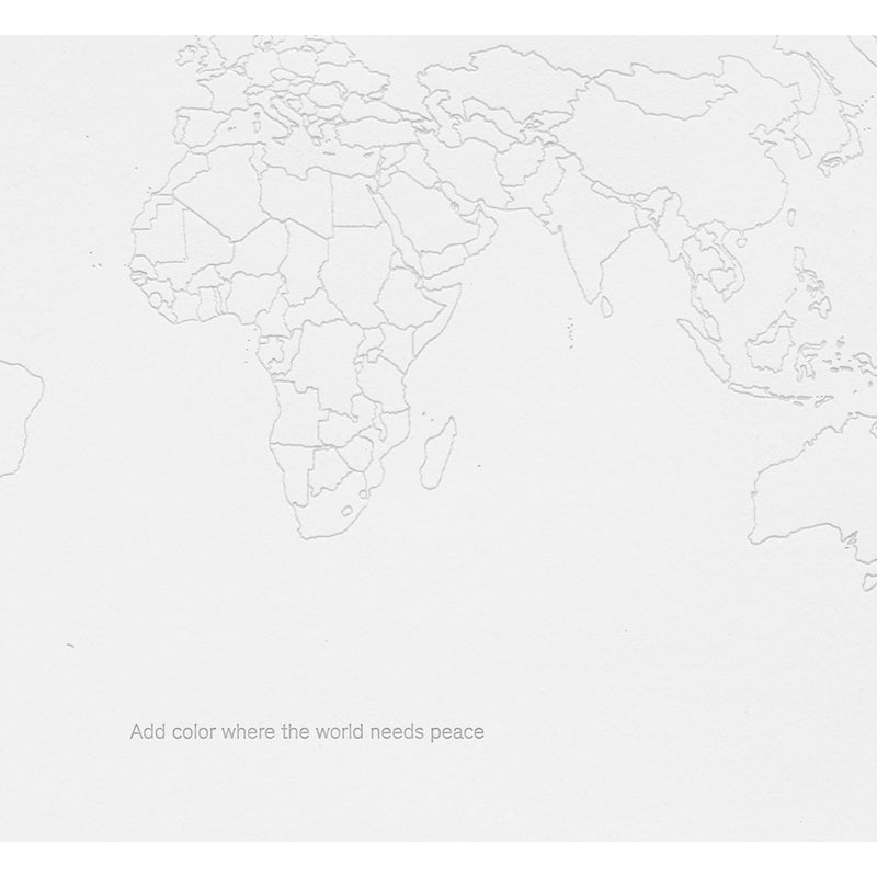 Yoko Ono Add Color Where the World Needs Peace Print - Framed