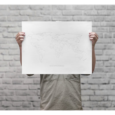 Yoko Ono Add Color Where the World Needs Peace Print - Unframed