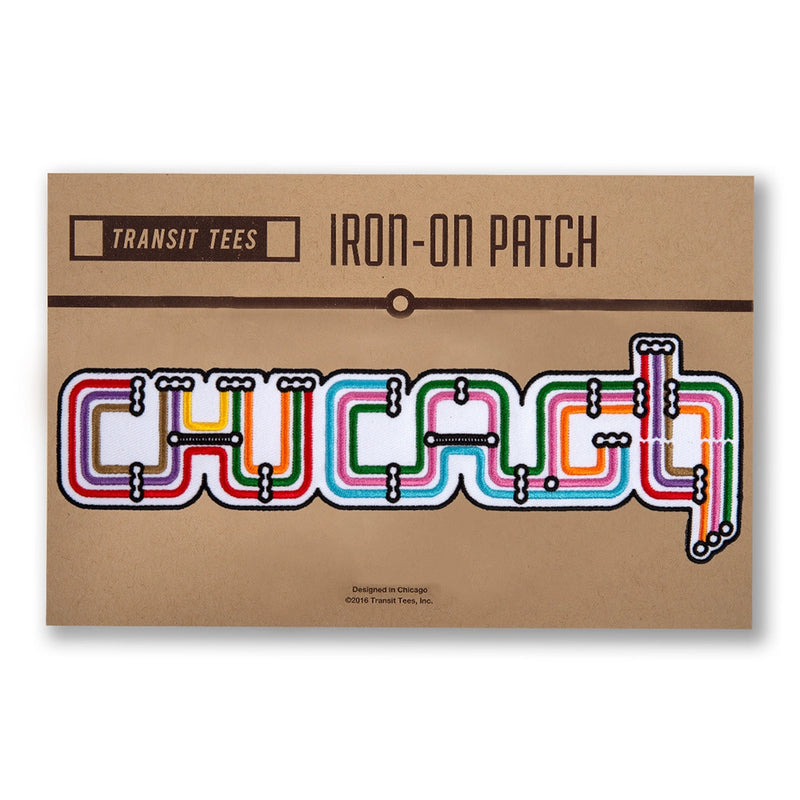 Chicago Transit Type Patch