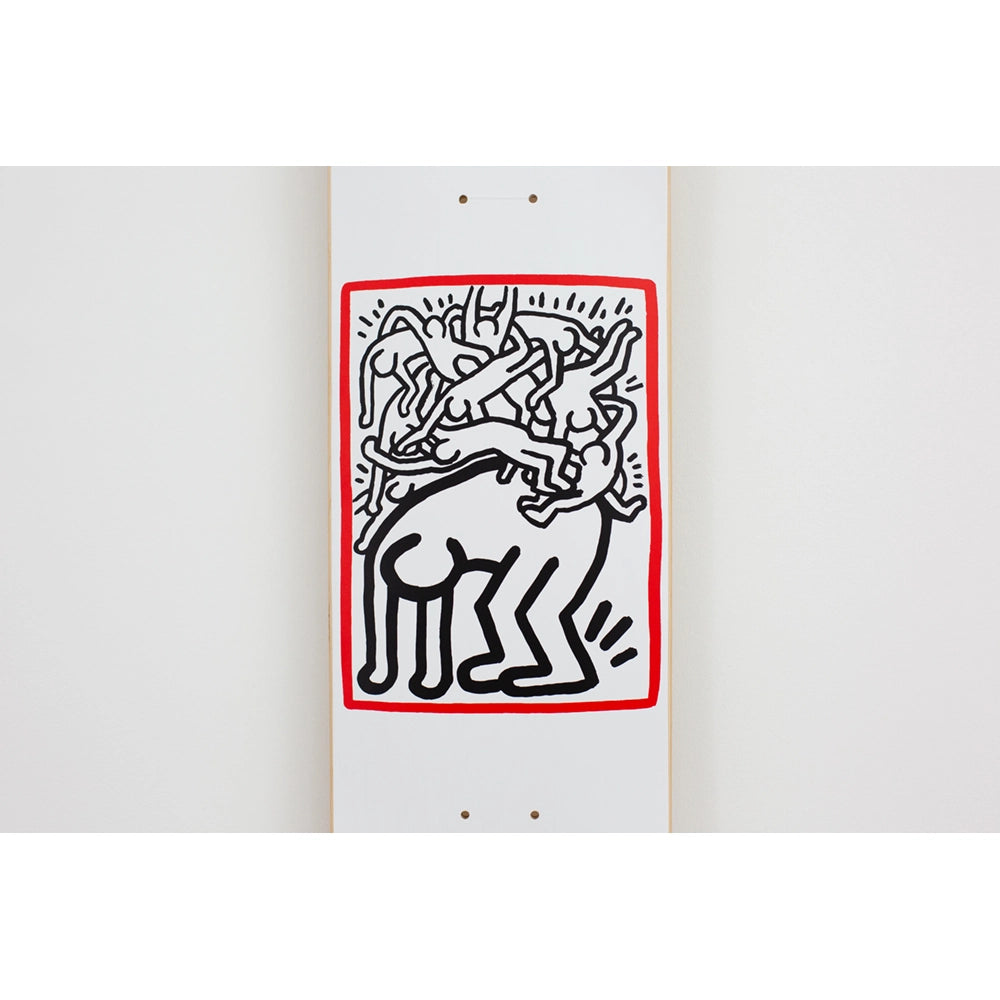Haring Fight AIDS Skate Deck
