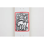 Haring Fight AIDS Skate Deck