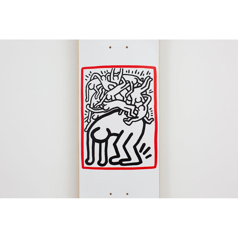 Haring Fight AIDS Skate Deck