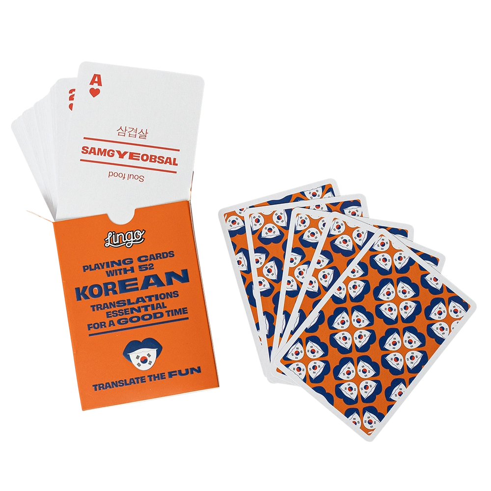 Korean Lingo Playing Cards